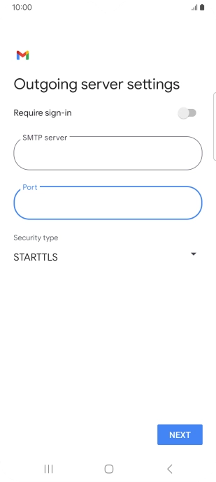 Press the drop down list below 