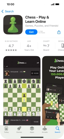 Press Get and follow the instructions on the screen to install the app.
