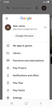 Press My apps & games. Press My apps & games.