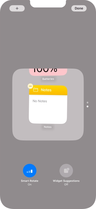 Press Smart Rotate to turn the function on or off.