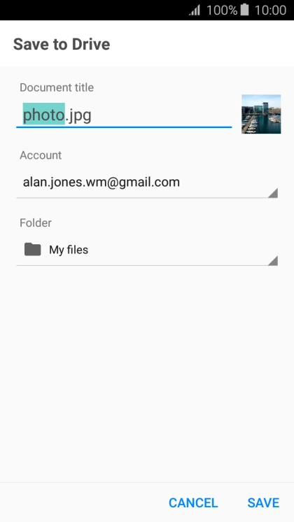 Press SAVE. Press SAVE.