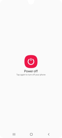 Press Power off.