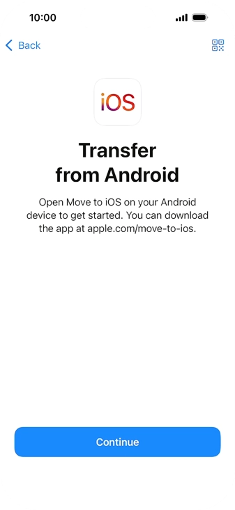 To transfer content to your phone, you need to install the app 