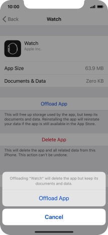 Press Offload App.