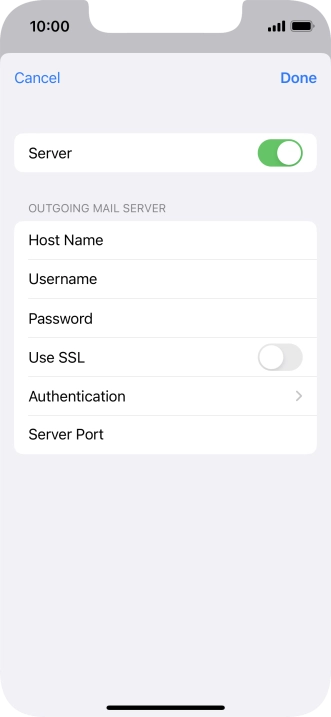 Press Authentication.