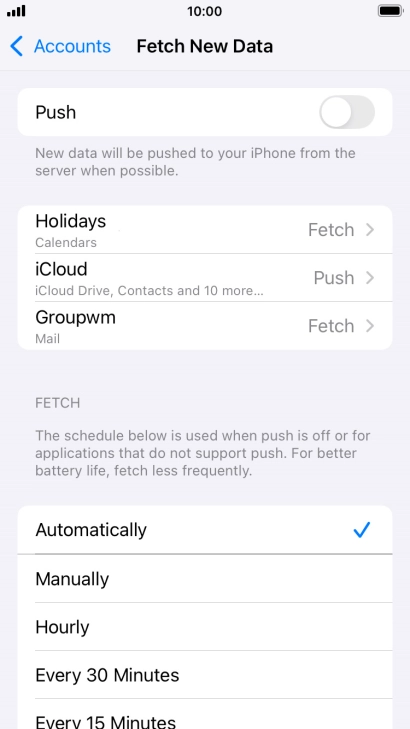 If you turn off the function, press the required setting. If you turn off the function, press the required setting.