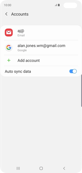 Press the Home key to return to the home screen.
