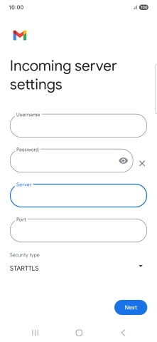 Press the field below 