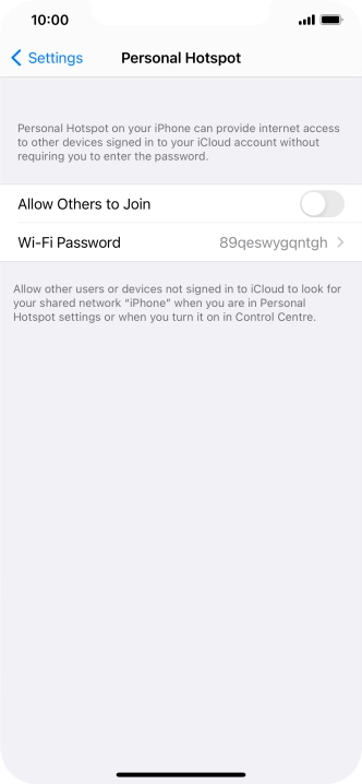 Press Wi-Fi Password and key in the required password. Press Wi-Fi Password and key in the required password.
