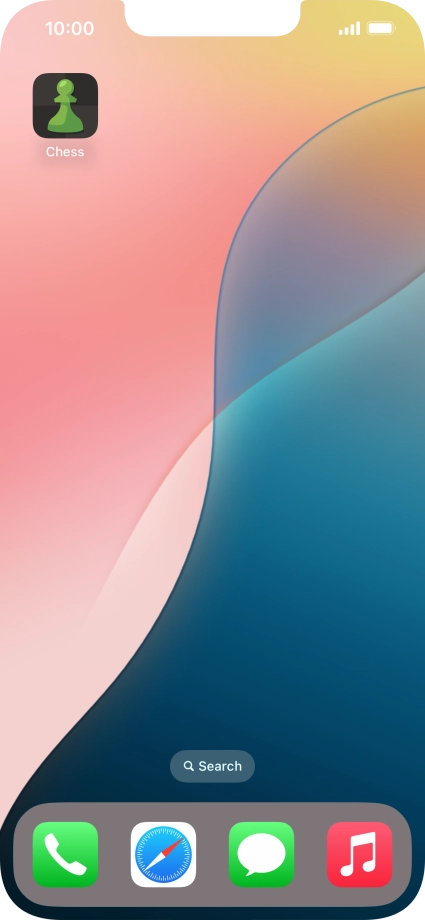 Press and hold the required app.