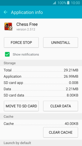 Press MOVE TO SD CARD. Press MOVE TO SD CARD.