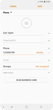 Press SAVE. Press SAVE.