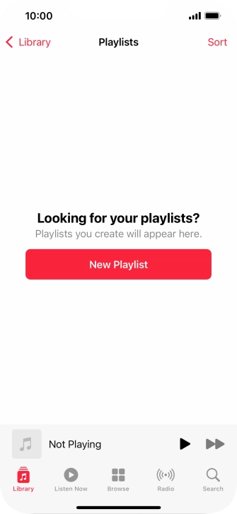 Press New Playlist.