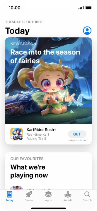 Press Search.