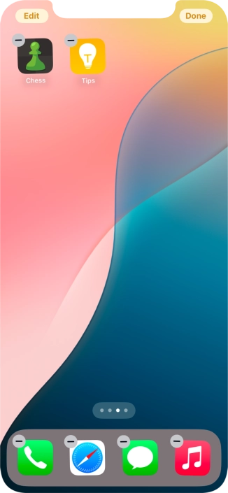 Press Done. Press Done.