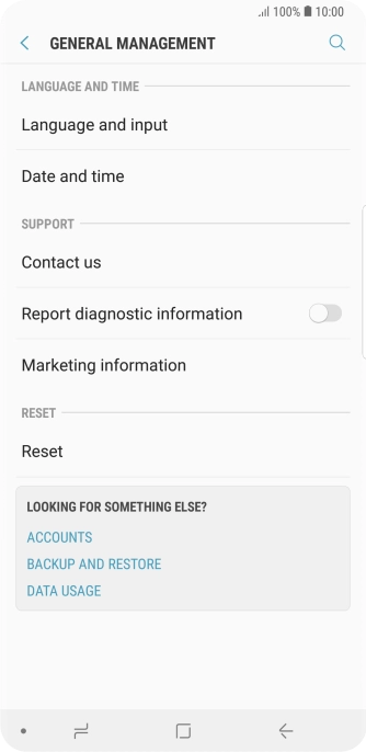 Press Date and time.