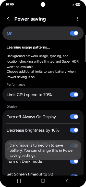 Press the Home key to return to the home screen.