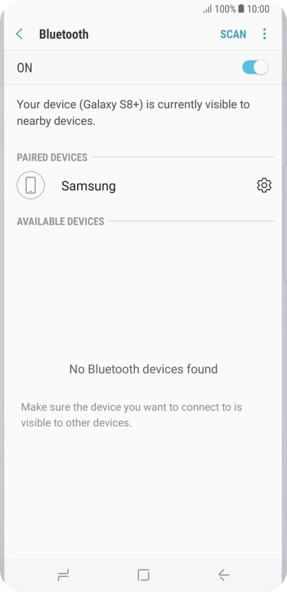 Press the Home key to return to the home screen.