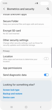Press Other security settings.