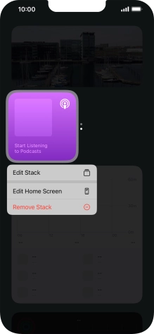 Press Edit Stack. Press Edit Stack.