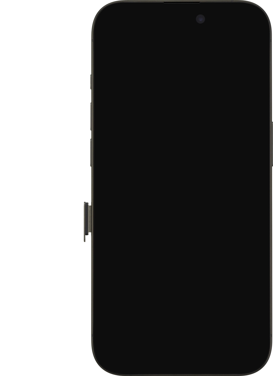 Remove the SIM holder from your phone.