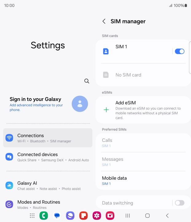 Press Add eSIM. Press Add eSIM.