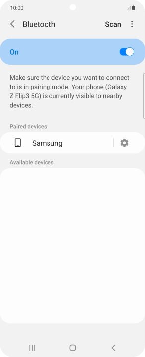 Press the Home key to return to the home screen.