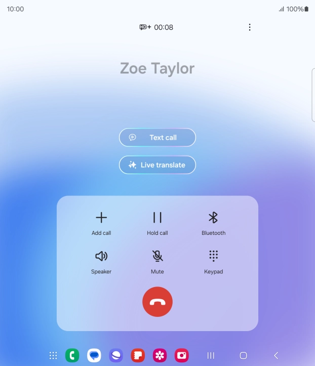 Press Live translate.