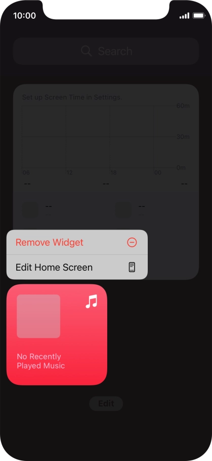 Press Remove Widget. Press Remove Widget.