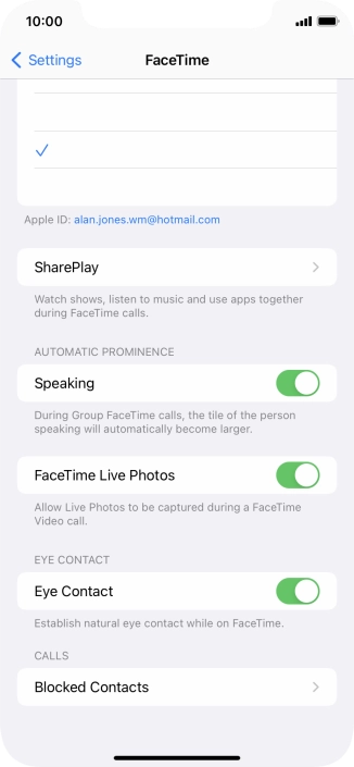 Press SharePlay. Press SharePlay.