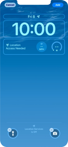 To customise the way the lock screen date is displayed, press the date widget and follow the instructions on the screen to select the required widget display mode. To customise the way the lock screen date is displayed, press the date widget and follow the instructions on the screen to select the required widget display mode.