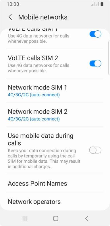 Press Access Point Names. Press Access Point Names.