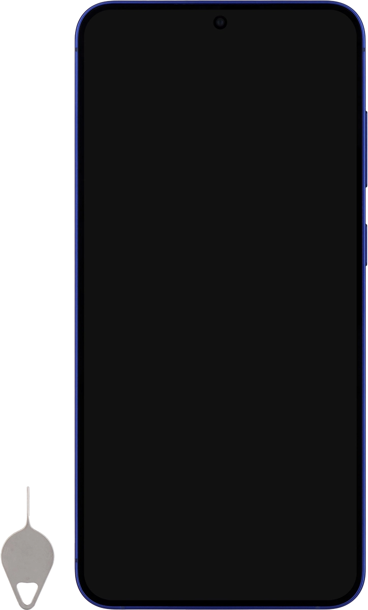 Find the opener for the SIM holder.