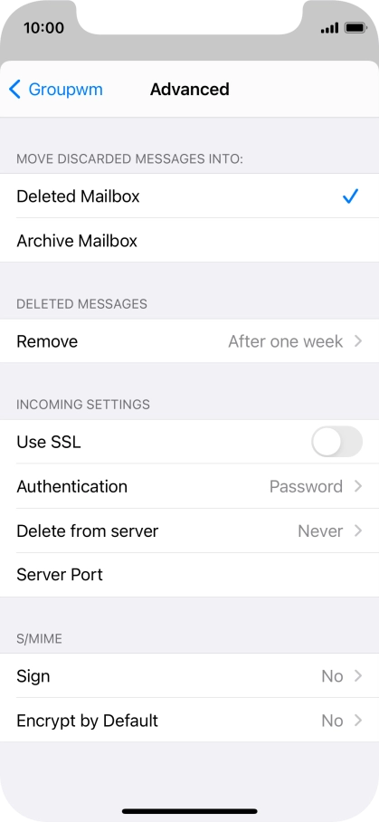 Press Authentication.