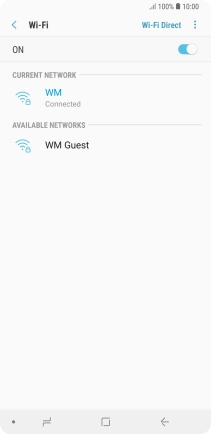 Press the Home key to return to the home screen.