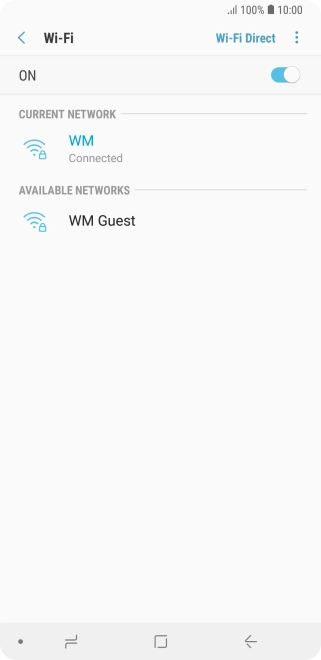 Press the Home key to return to the home screen.