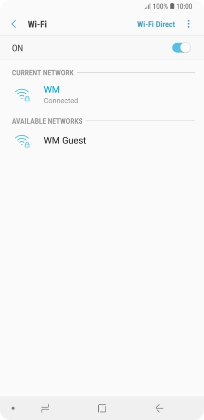 Press the Home key to return to the home screen.