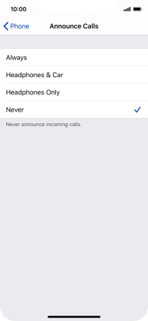 Press Always to turn on the function when silent mode is turned off.