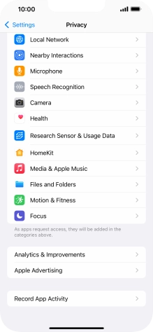 Press Record App Activity.