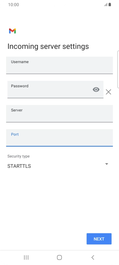 Press the drop down list below 