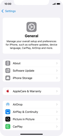 Press Software Update. If a new software version is available, it's displayed. Follow the instructions on the screen to update the phone software.