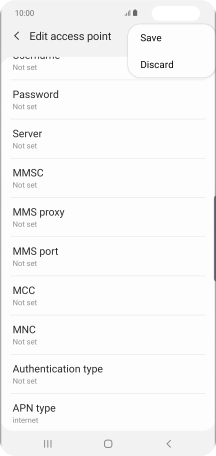 Press Save. Press Save.