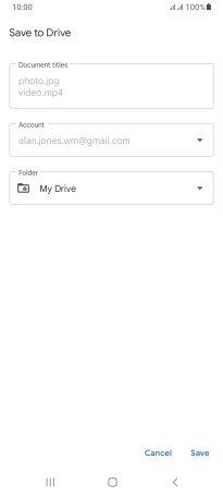 Press the field below 