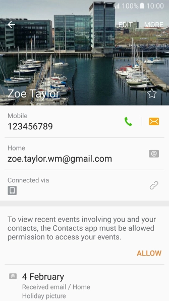 Press the Home key to return to the home screen.