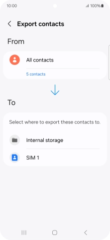 Press the name of the SIM. Press the name of the SIM.