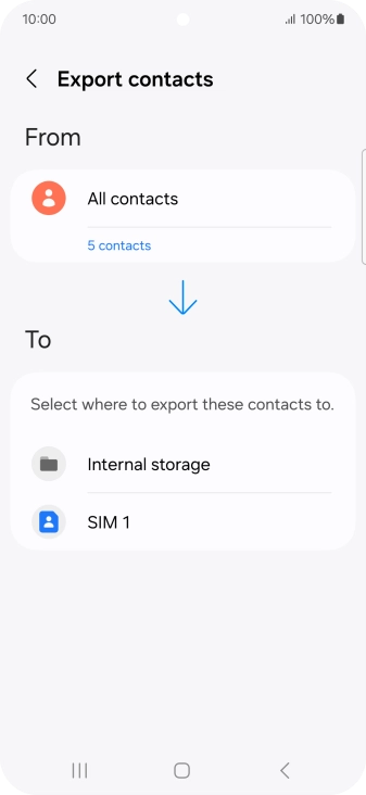 Press the name of the SIM. Press the name of the SIM.