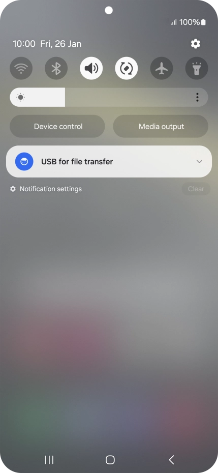 Press the drop down list.