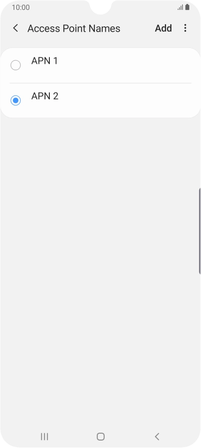 Press the Home key to return to the home screen.
