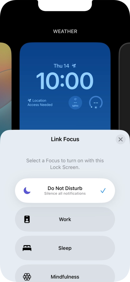 Press the close icon.