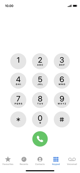 Press Keypad.